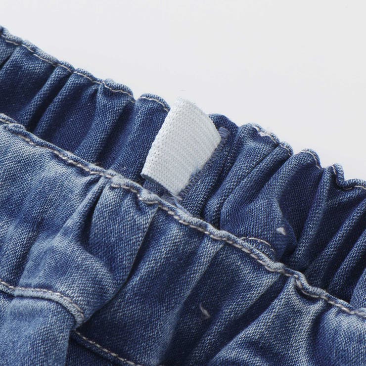 ストレッチジョグデニムスカラップポケットロングパンツ(90~160cm) | BeBe | 詳細画像13 