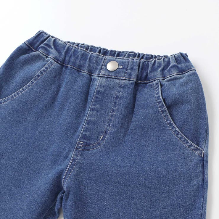 ストレッチジョグデニムスカラップポケットロングパンツ(90~160cm) | BeBe | 詳細画像9 