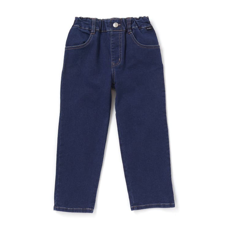 ストレッチジョグデニムバックステッチロゴロングパンツ(90~160cm) | BeBe | 詳細画像6 