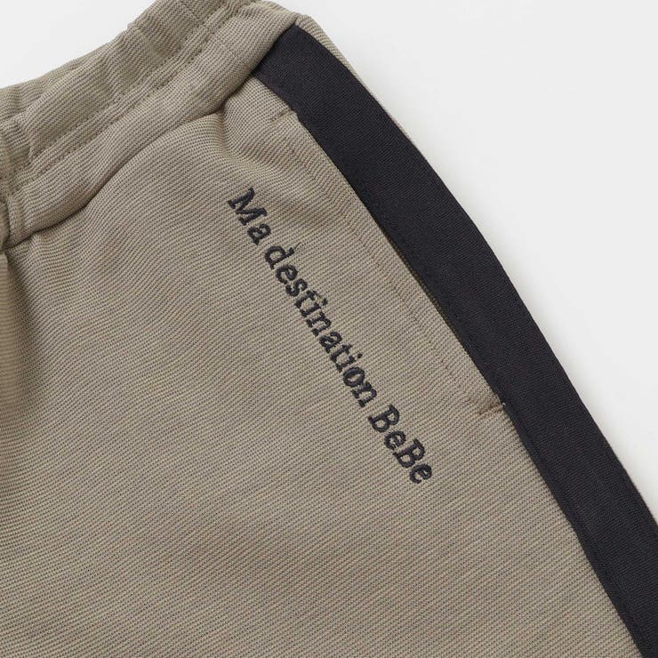 ミラノリブサイドラインテーパードロングパンツ(90~150cm) | BeBe | 詳細画像11 