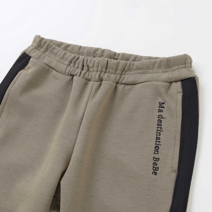 ミラノリブサイドラインテーパードロングパンツ(90~150cm) | BeBe | 詳細画像9 