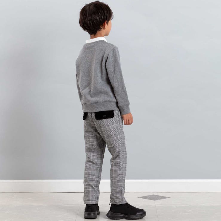 【お揃い】グレンチェックロングパンツ(90~150cm) | BeBe | 詳細画像6 