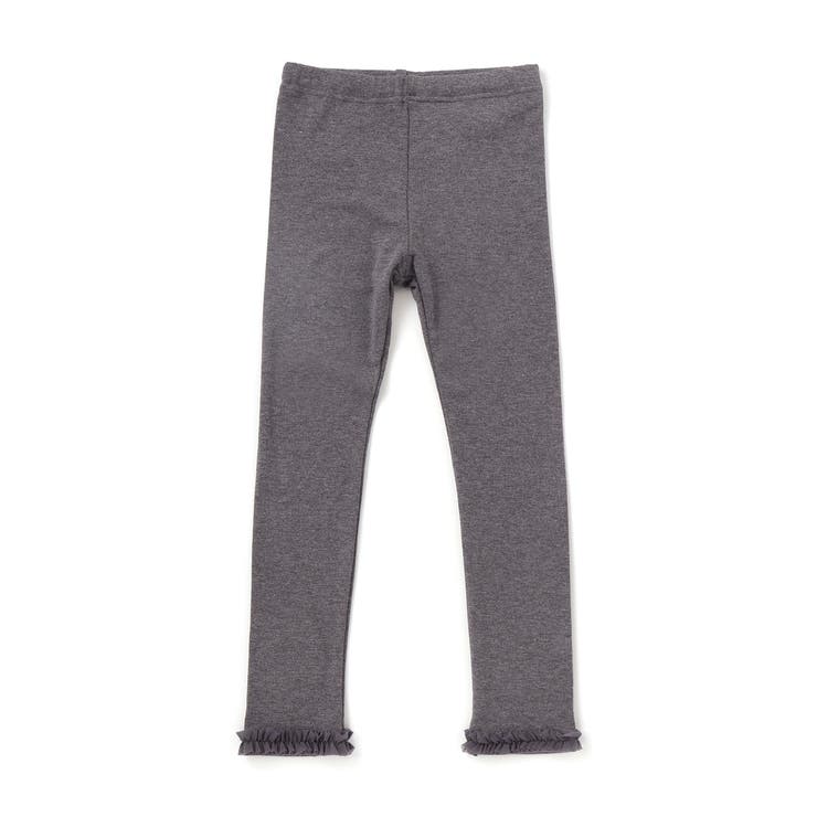 レーヨンテレコ裾チュールフリルレギンス(80~150cm) | BeBe | 詳細画像1 