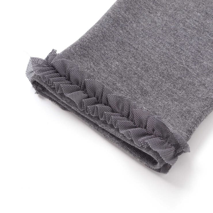 レーヨンテレコ裾チュールフリルレギンス(80~150cm) | BeBe | 詳細画像7 