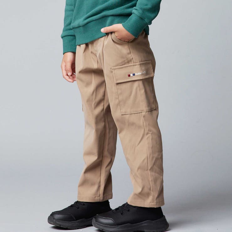 ベージュ | タスランカーゴロングパンツ(90~160cm) | BeBe