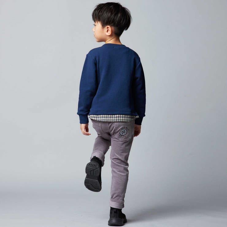 リブレスコールコンパス刺しゅうロングパンツ(80~160cm) | BeBe | 詳細画像3 