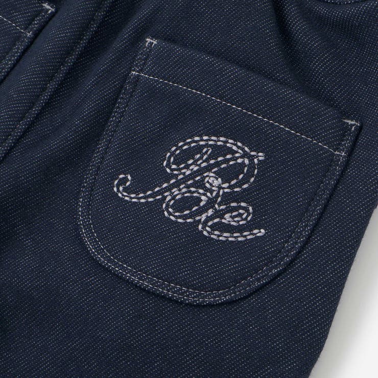 デニムムートン裏ファーリボンポイントスリムロングパンツ(80~160cm) | BeBe | 詳細画像14 