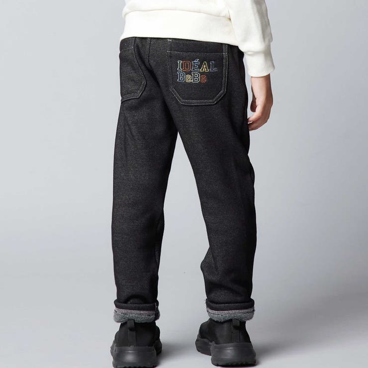 デニムムートン裏ファーストレートロングパンツ(80~160cm) | BeBe | 詳細画像1 