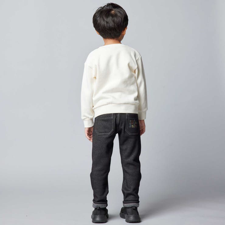 デニムムートン裏ファーストレートロングパンツ(80~160cm) | BeBe | 詳細画像6 