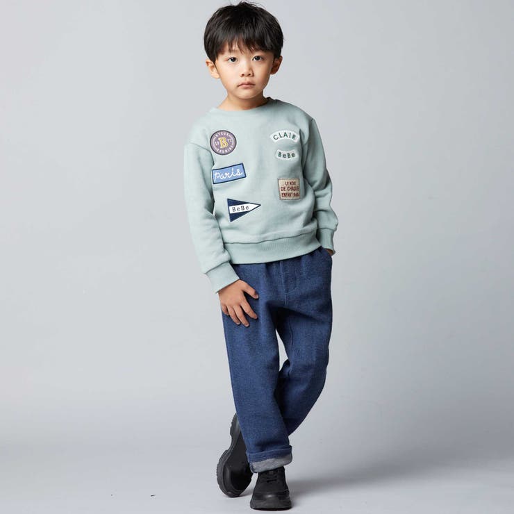 ジャズネップストレートロングパンツ(90~150cm) | BeBe | 詳細画像5 