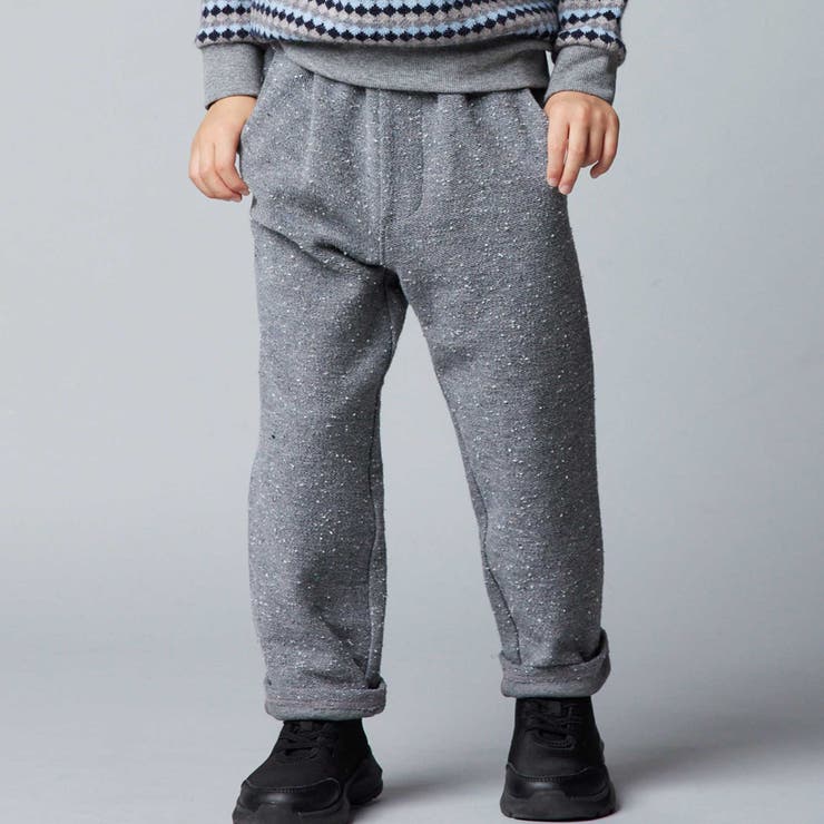 グレー | ジャズネップストレートロングパンツ(90~150cm) | BeBe