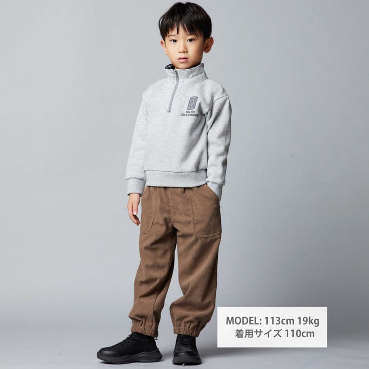 ニットコールルーズジョガーパンツ(90~150cm) | BeBe | 詳細画像3 