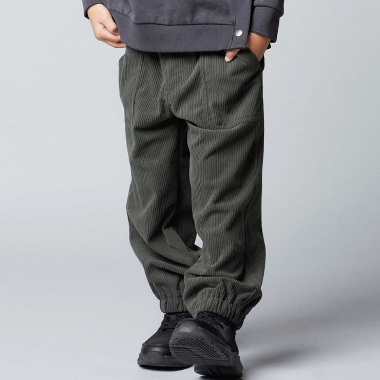 グリーン | ニットコールルーズジョガーパンツ(90~150cm) | BeBe