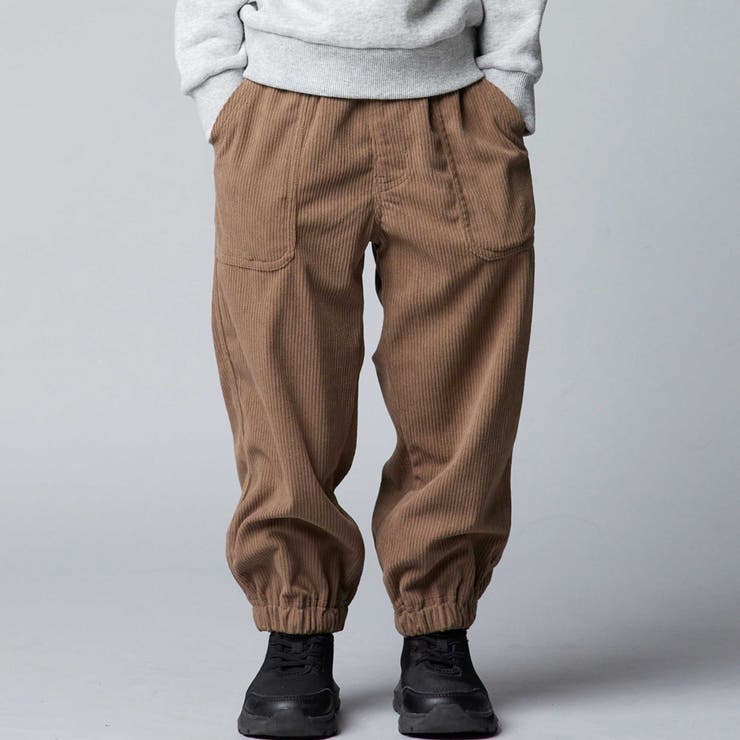 ベージュ | ニットコールルーズジョガーパンツ(90~150cm) | BeBe