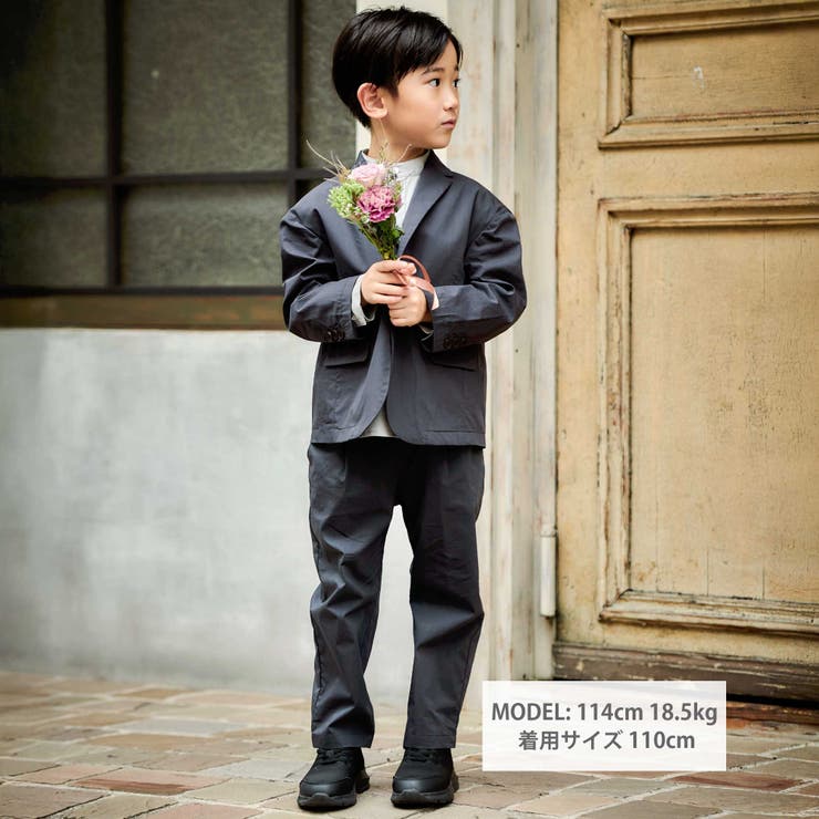 タイプライタータックロングパンツ(110~130cm) | BeBe | 詳細画像2 