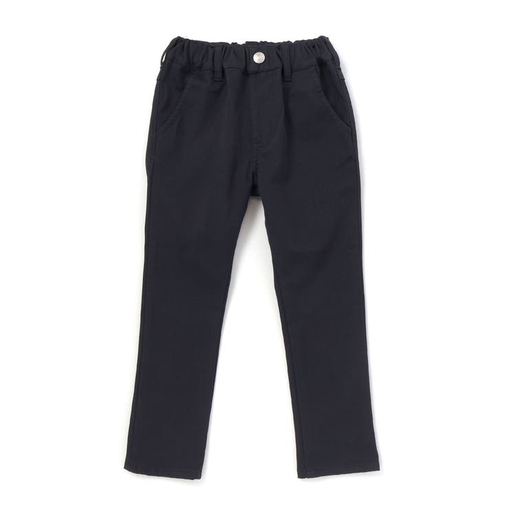 ストレッチツイルロゴ刺しゅうストレートロングパンツ(90~160cm) | BeBe | 詳細画像7 