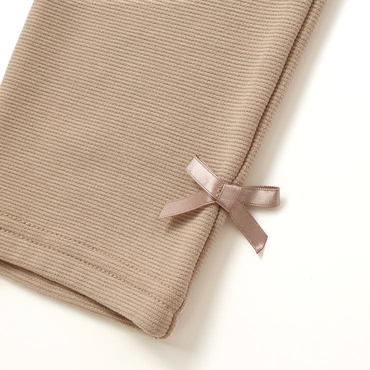 【抗菌防臭】ミラノリブリボン付き8分丈クロップドパンツ(90~130cm) | BeBe | 詳細画像15 