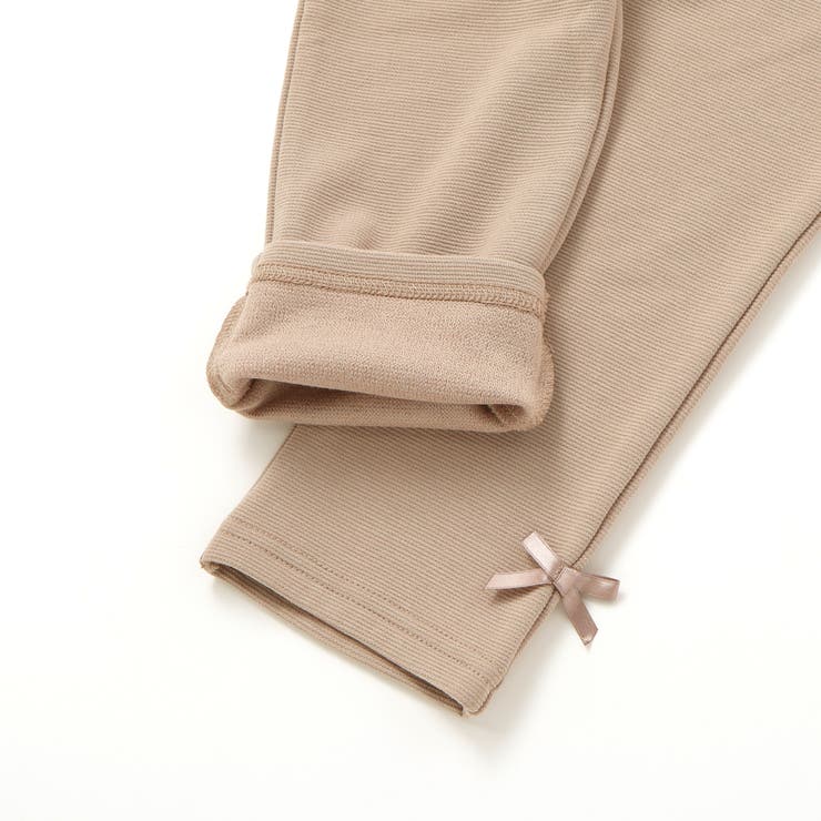 【抗菌防臭】ミラノリブリボン付き8分丈クロップドパンツ(90~130cm) | BeBe | 詳細画像16 