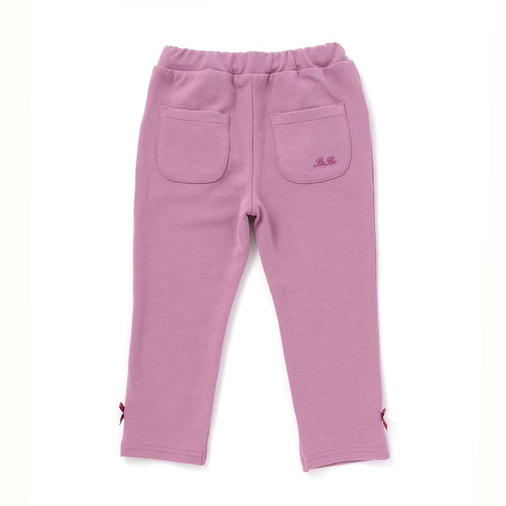 【抗菌防臭】ミラノリブリボン付き8分丈クロップドパンツ(90~130cm) | BeBe | 詳細画像9 