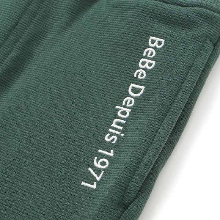 【抗菌防臭】ミラノリブポイントロゴ9分丈ロングパンツ(90~130cm) | BeBe | 詳細画像15 