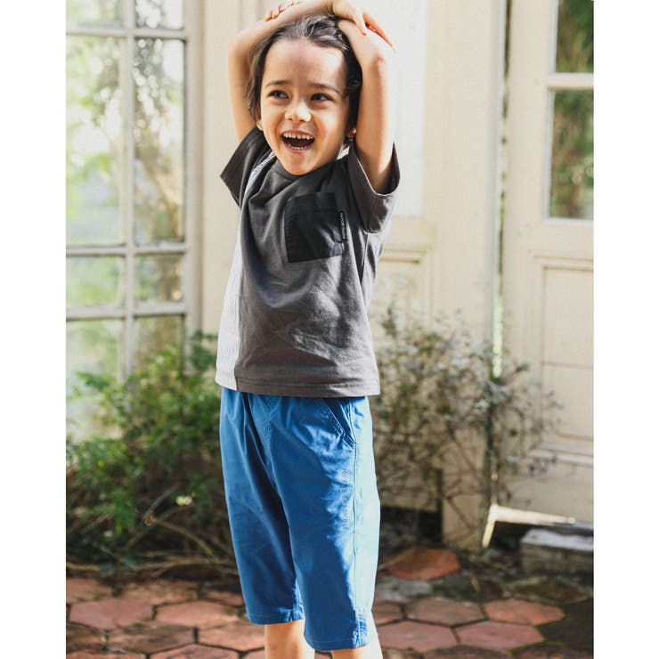 ナイロンストレッチ6分丈パンツ(90~150cm) | BeBe | 詳細画像3 