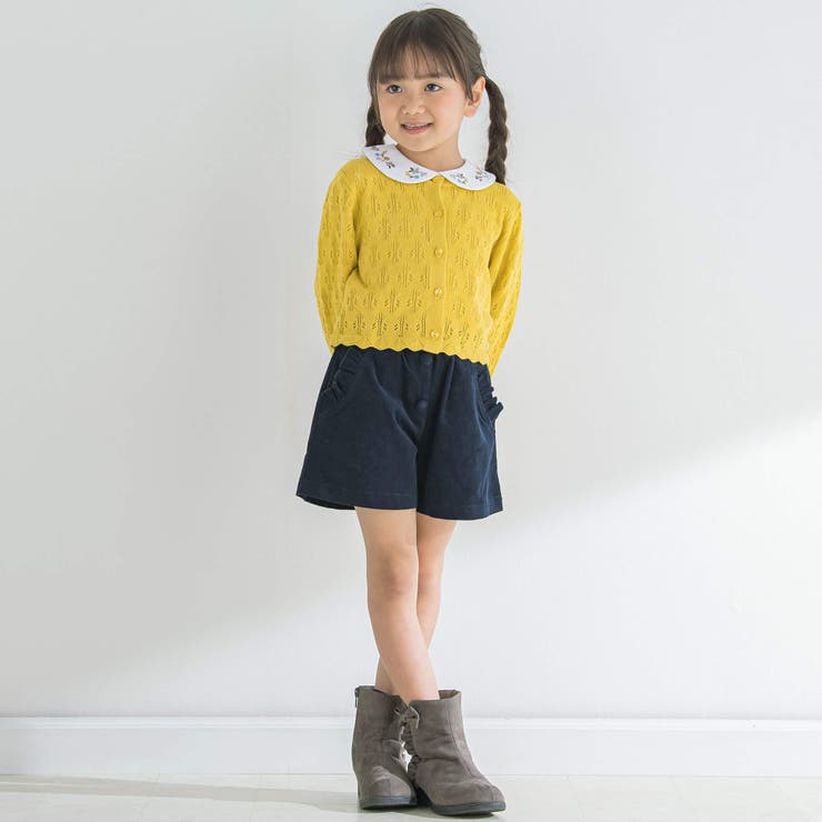 シャツコールくるみボタンショートパンツ(90~150cm) | BeBe | 詳細画像3 