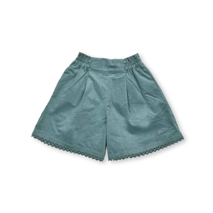 グリーン | モールスキンくるみボタンキュロット(90～150cm) | BeBe