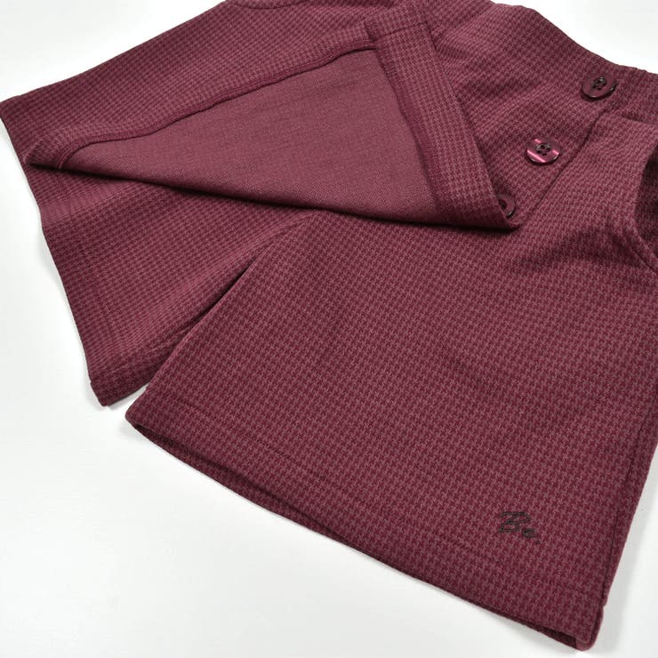 千鳥ジャガードラップショートパンツ(90~150cm) | BeBe | 詳細画像18 