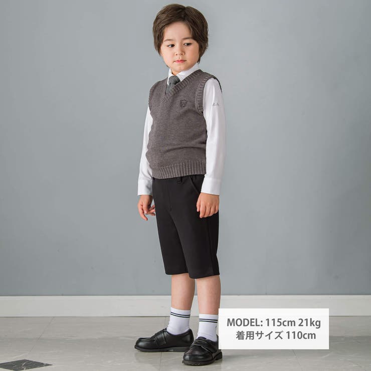 ストレッチポンチハーフパンツ(90~140cm)[品番：BEBK0009297]｜BeBe（ベベ）のキッズ ファッション通販｜SHOPLIST（ショップリスト）