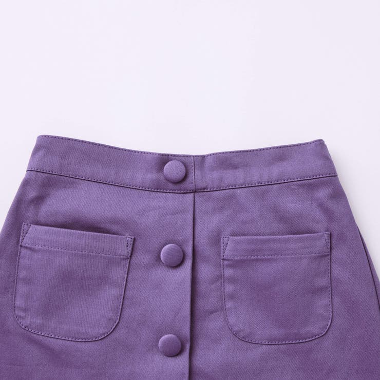 ツイルフロントポケットボタン付きスカパン(90~150cm) | BeBe | 詳細画像12 