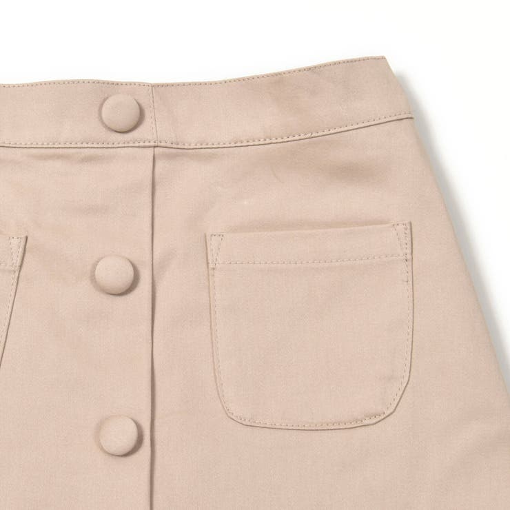 ツイルフロントポケットボタン付きスカパン(90~150cm) | BeBe | 詳細画像7 