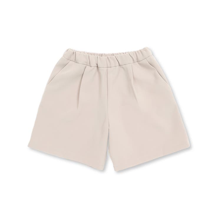 ベージュ | ダブルクロスタックショートパンツ(110~130cm) | BeBe