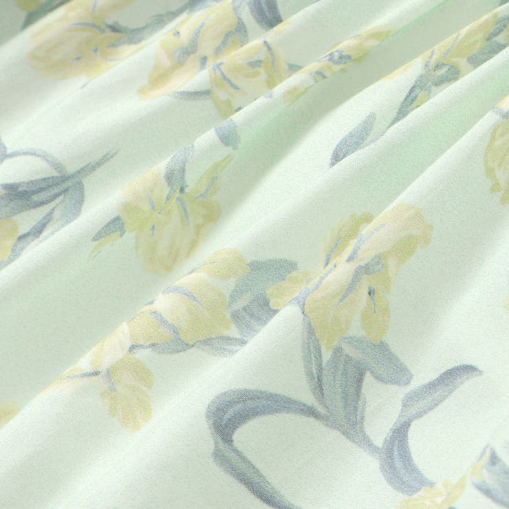 【お揃い】【リバティプリント】【日本製】フレンチ アイリスフレアキュロットパンツ… | BeBe | 詳細画像14 