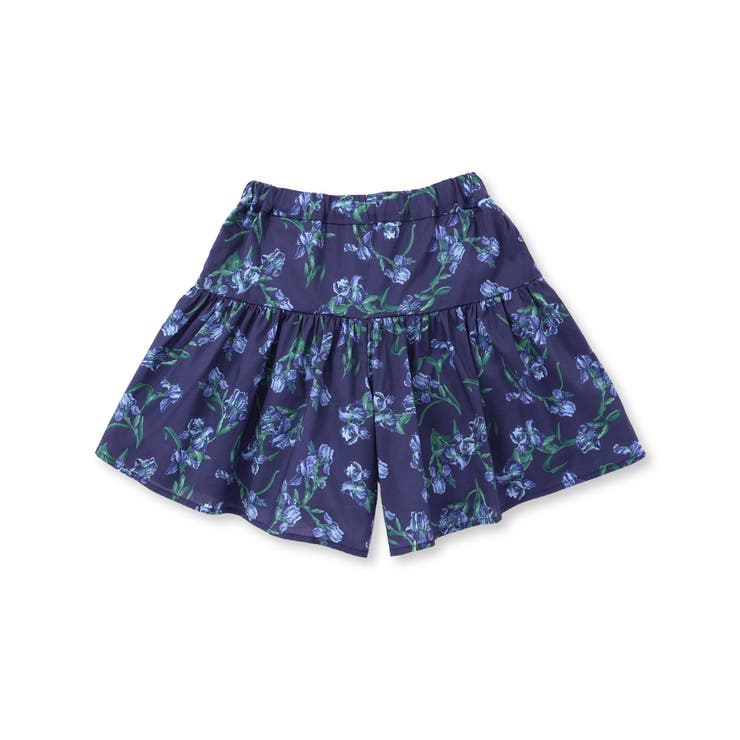 【お揃い】【リバティプリント】【日本製】フレンチ アイリスフレアキュロットパンツ… | BeBe | 詳細画像7 