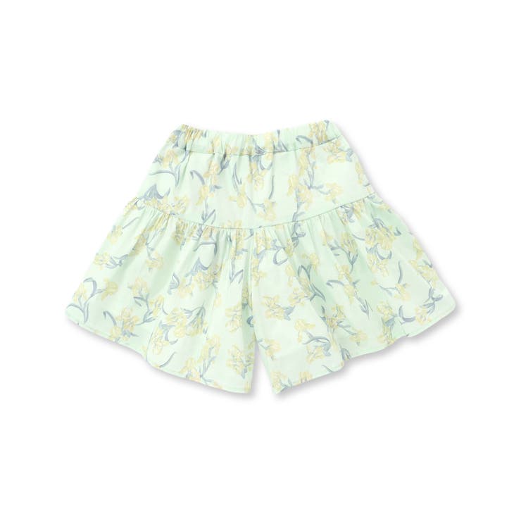 【お揃い】【リバティプリント】【日本製】フレンチ アイリスフレアキュロットパンツ… | BeBe | 詳細画像9 