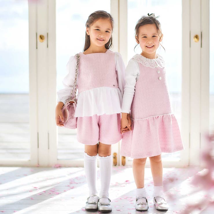 【お揃い】ブロッサムラメツイードショートパンツ(100~150cm) | BeBe | 詳細画像7 