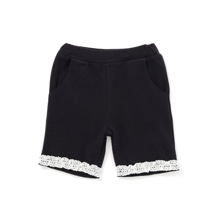 ミラノリブ裾レースハーフパンツ(90~140cm) | BeBe | 詳細画像12 