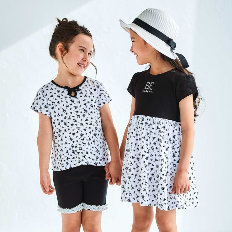 ミラノリブ裾レースハーフパンツ(90~140cm) | BeBe | 詳細画像5 