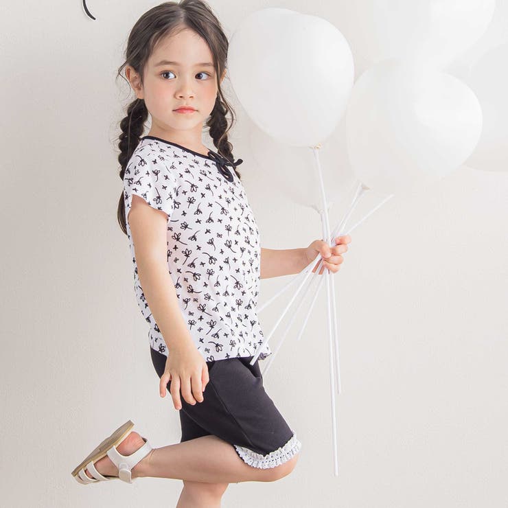 ミラノリブ裾レースハーフパンツ(90~140cm) | BeBe | 詳細画像9 