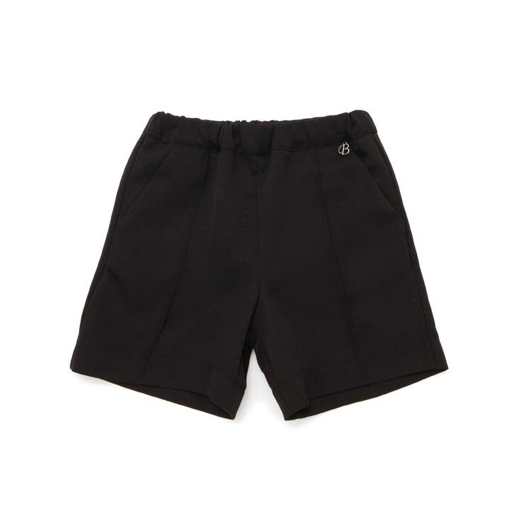 ブラック | センタータックショートパンツ(90~160cm) | BeBe