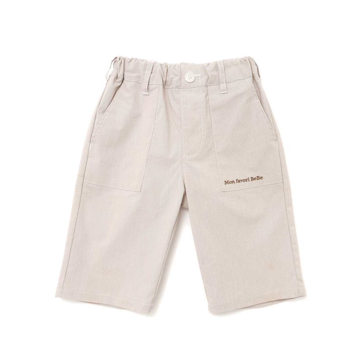 コードレーンアウトポケットロゴ刺しゅうハーフパンツ(80~160cm) | BeBe | 詳細画像5 