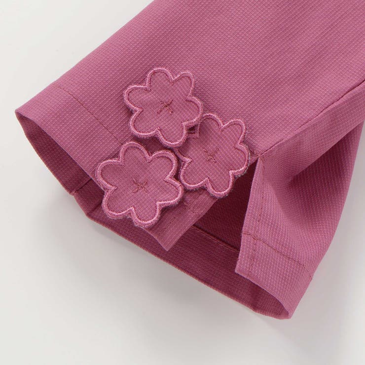 ピケストレッチフラワーモチーフサブリナパンツ(90~160cm) | BeBe | 詳細画像13 