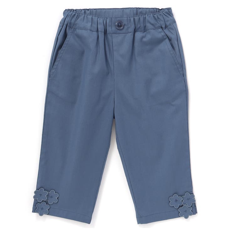 ピケストレッチフラワーモチーフサブリナパンツ(90~160cm) | BeBe | 詳細画像6 