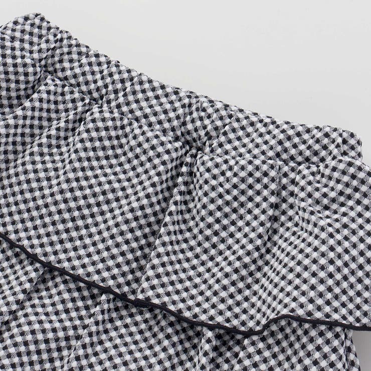 ギンガムジャガードヒラミニキュロットパンツ(90~150cm) | BeBe | 詳細画像11 