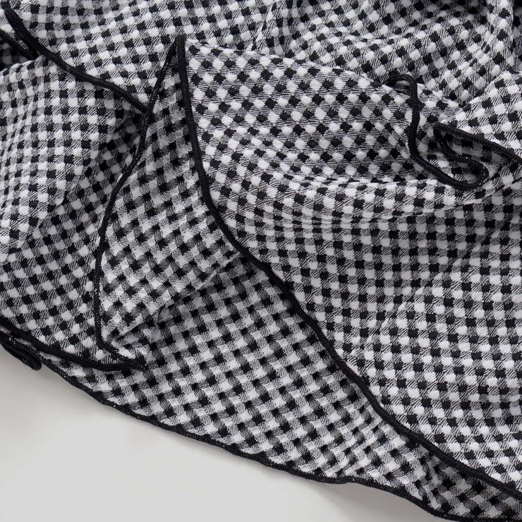 ギンガムジャガードヒラミニキュロットパンツ(90~150cm) | BeBe | 詳細画像12 