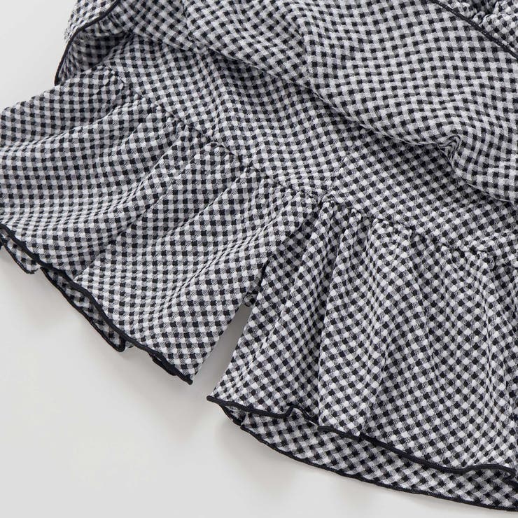 ギンガムジャガードヒラミニキュロットパンツ(90~150cm) | BeBe | 詳細画像13 