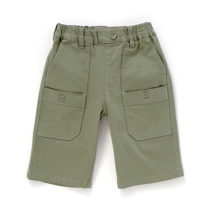 ストレッチツイルレイヤーポケットハーフパンツ(90~160cm)[品番