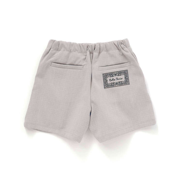 リネン調オックスタックショートパンツ(90~160cm)[品番