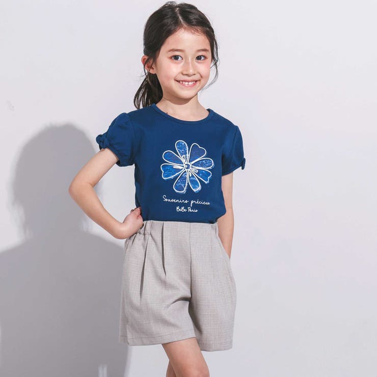 リネン調オックスタックショートパンツ(90~160cm) | BeBe | 詳細画像6 