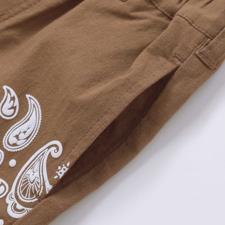 ペーズリープリントストレッチオックスハーフパンツ(90~150cm) | BeBe | 詳細画像10 